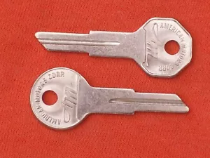 AMERICAN MOTORS AMC RAMBLER IGNITION AND TRUNK NOS KEY BLANKS 1957 - 1969 - Bild 1 von 2
