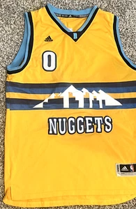 Adidas Swingman Emmanuel Mudiay #0 Denver Nuggets NBA Jersey Mens L +2" - Picture 1 of 8