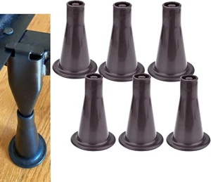 6PCS Reinforced Bed Frame Feet That Replace Wheels. Prevent Sliding. Sturdy - Picture 1 of 11