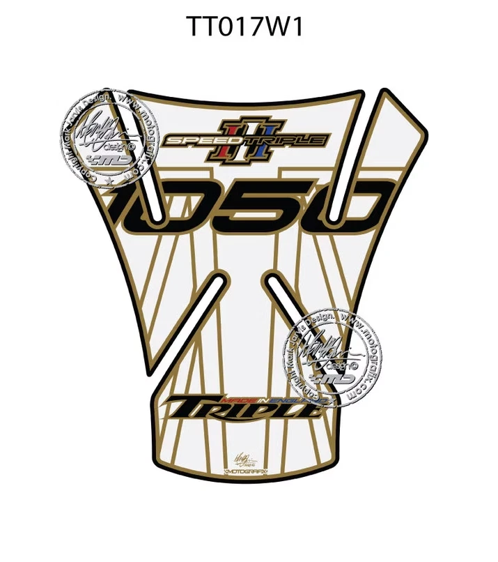 TRIUMPH Speed Triple 1050 05-16 3D Gel Tankpad MOTOGRAFIX Parte:TT017W1 Foto 1 de 1
