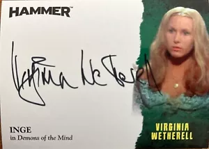 Hammer Series 2 Virginia Weatherall Karta z autografem VW1 Inge - Zdjęcie 1 z 1