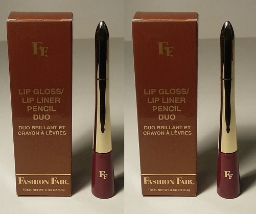 Feria de Moda BRILLO LABIAL y LINER DÚO #8833 CIRUELA / TORMENTA (LOTE DE 2 PIEZAS) NUEVO EN CAJA Foto 1 de 1