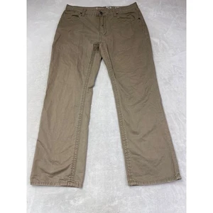 BKE Mens Tyler Straight Khaki Casual Pants Size 36x30 Cotton - Picture 1 of 9