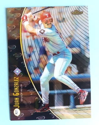 Topps Finest 1998 Juan Gonzalez Fred McGriff #M27 Mystery Finest Rangers Rays Foto 1 de 3