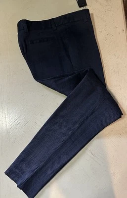 NUEVO CON ETIQUETAS $1495 Giorgio Armani Hombres Pantalones Drsss Azul Marino 40 EE. UU./56 UE Italia Foto 1 de 4