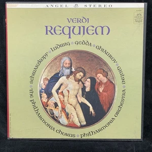 VERDI Requiem - GIULINI Schwarzkopf Ludwig Gedda Ghiaurov - ANGEL ST 2LP BOX - Picture 1 of 4
