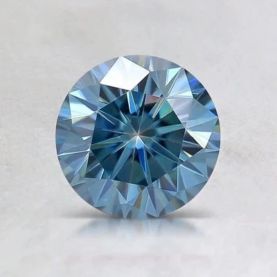 Fancy Color  Blue Diamond Round Cut Loose D Grade VVS1 Quality Gemstone - Image 1 of 3