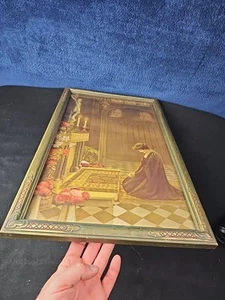 ✝️G. Grenville Manton Farbdruck Litho "My Jesus, My Lord, My All" Glas gerahmt - Bild 1 von 10