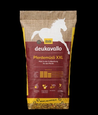 deuka deukavallo Pferdemüsli XXL 30 kg Pferdefutter ohne Hafer Luzerneheu Müsli - Bild 1 von 2