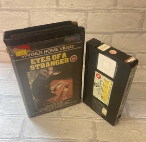 Eyes Of A Stranger VHS video tape clamshell Warner big box 18/X 1982 big box - Picture 1 of 9