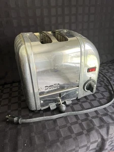Vintage DUALIT Toaster Model A2 BR/87 Made In England Stainless Steel - Picture 1 of 9