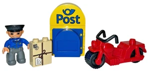 LEGO DUPLO 5638 LEGO Ville Postman Complete Set Retired Vintage Mailman Mailbox - Picture 1 of 8
