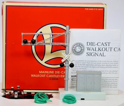 Lionel 6-22934 O Gauge Operating Cantilever Signal EX/Box 1:48 Scale Layout - Image 1 of 4