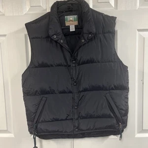 Eastern Mountain Deportes Hombre Talla Mediana Plumón Ganso Chaleco Abombado, Negro - Imagen 1 de 6