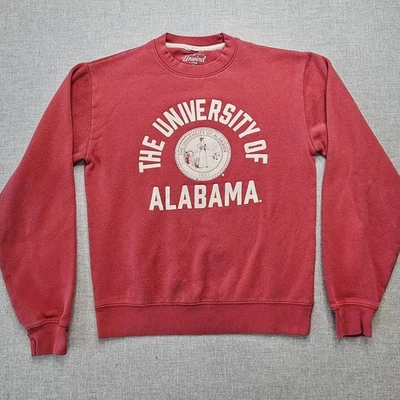 Alabama Crimson Tide Sweatshirt Womens Small University Red Roll Tide Football - Image 1 of 4