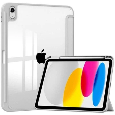 For iPad 7 8 9 10 11th Air Mini Pro 11 Shockproof Smart Case Cover Pencil Holder - Image 1 of 4