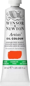 Winsor & Newton Artists' Oil 1.25 Fl Oz (Pack of 1), Cadmium-free Scarlet - Picture 1 of 7