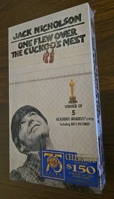 One Flew Over the Cuckoo's Nest VHS 1975, 1997  SEALED NEW - Image 1 of 4