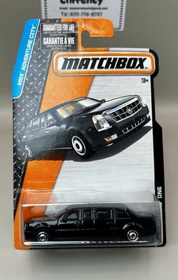 Matchbox 2016 Cadillac One Presidential Car #10/12 Black 1:64 ￼ - Image 1 of 2