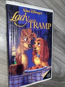 Lady and the Tramp VHS Disney Clamshell Masterpiece Tested  - Picture 1 of 4