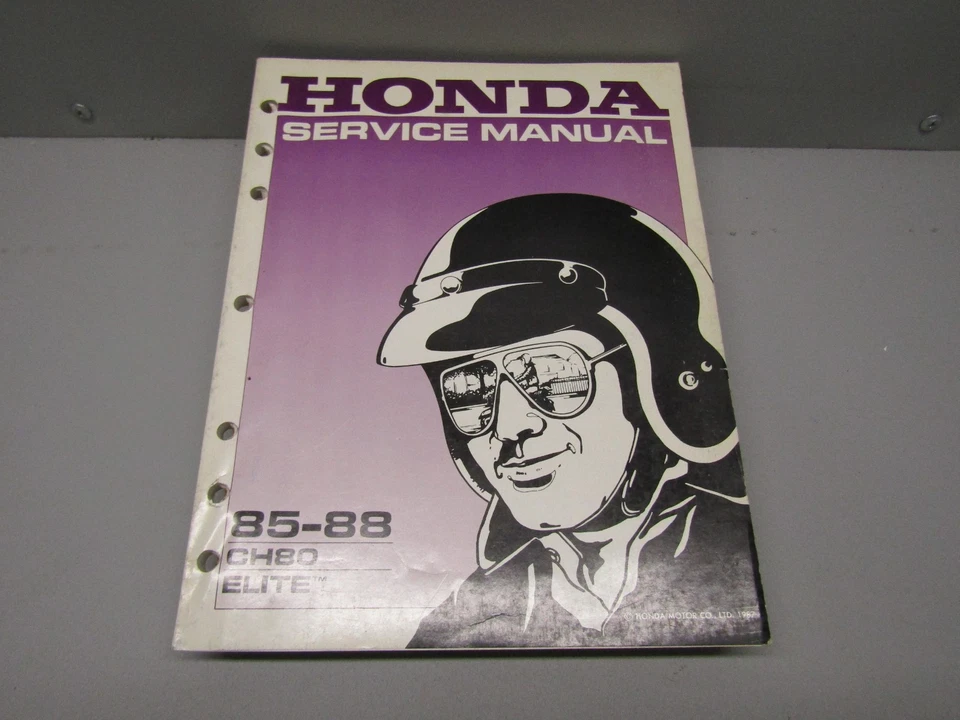 HONDA MANUAL DE SERVICIO 1985-88 CH80 ELITE Foto 1 de 1