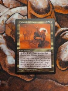 NM Unfulfilled Desires Mirage MIR MTG Magic the Gathering 1st Edition - Picture 1 of 2