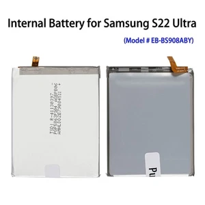 OEM Internal Battery Replacement Part for Samsung Galaxy S22 Ultra EB-BS908ABY - Picture 1 of 8