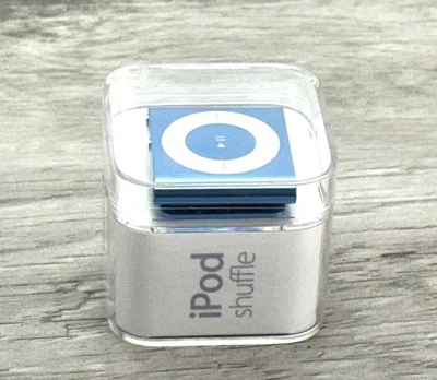Apple iPod Shuffle 2GB NEW SEALED 4th Generation Blue Vintage Model A1373 - Image 1 of 4