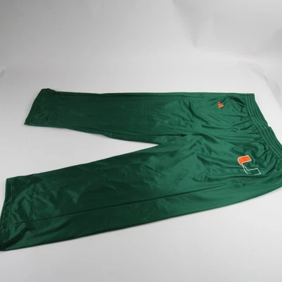Miami Hurricanes adidas Athletic Pants Men's Green New - Image 1 of 4