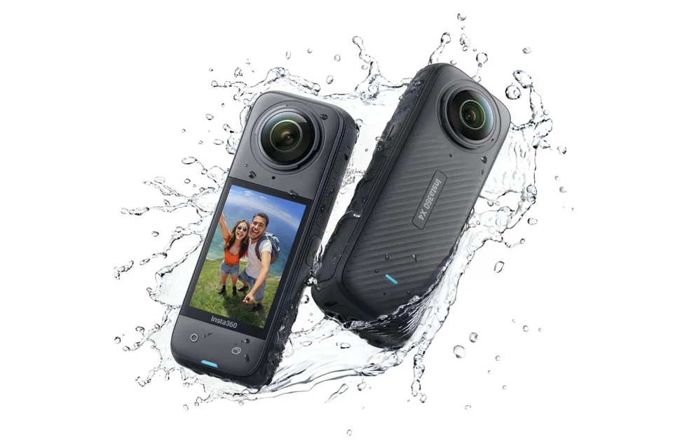 INSTA360 X4 8K 360 Degree Water-resistant Action Camera (CINSABMA) - Black
