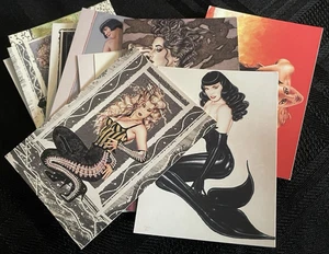 Mixed Lot of 18 Olivia Collector Cards with Bettie Page Mermaid Card 1992 - Picture 1 of 11