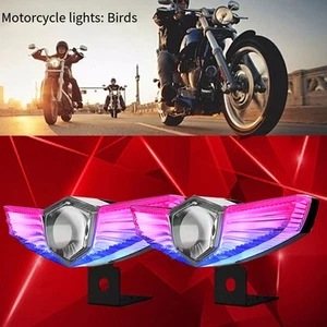 High Brightness 2Pcs RGB Gradient LED Headlight for Motorcycle Front Use - Picture 1 of 12