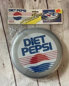 Raro volantino tappo bottiglia dieta Pepsi anni '80 disco volante a forma divertente Nasta Frisbee - Foto 1 di 2