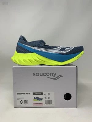Mujer Saucony Endorphin Pro 4, Mirage/Citron, 9 B Mediano EE. UU. Foto 1 de 4