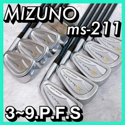 Mizuno Pro MS-211 Iron Set 3-PW-FW-SW(10Clubs) / Flex R Regular / TF-FRO 149 - Image 1 of 4