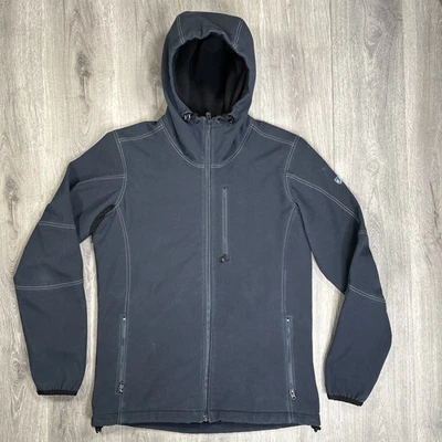 Kuhl Men’s Large RELIK Hoody Full Zip Jacket Fleece Lined Pirate Blue - Image 1 of 4