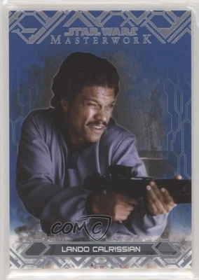 2017 Topps Star Wars Masterwork Blue Lando Calrissian #46 0e3 - Image 1 of 3