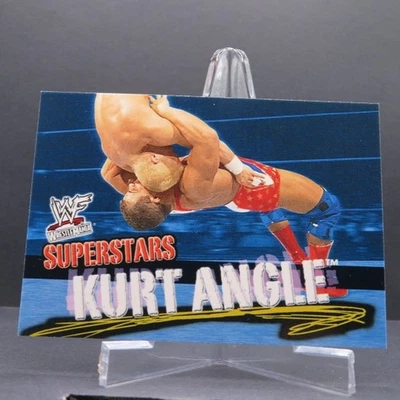 Kurt Angle - 2001 Fleer WWF Wrestlemania - #51 - Image 1 of 2