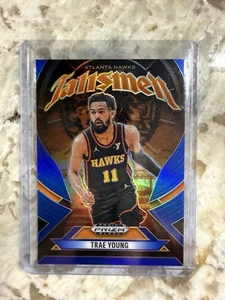 2024-25 Panini Prizm Black Trae Young #14 Blue Prizm Talisman /199 ATL Hawks - Picture 1 of 2
