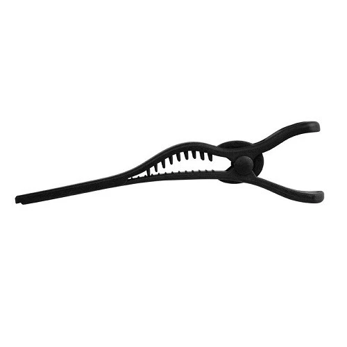 Pinzas para el cabello Comair de plástico puro negro, 4 piezas pinzas para el cabello pinzas para seccionar Foto 1 de 1