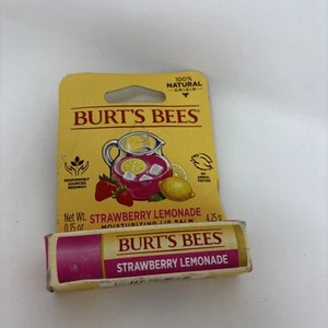 BURTS BEES STRAWBERRY LEMONADE LIP BALM .15 Oz - Picture 1 of 4