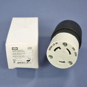 Hubbell Twist Lock Turnlok Locking Connector NEMA L6-30R L6-30 30A 250V L630C - Picture 1 of 5