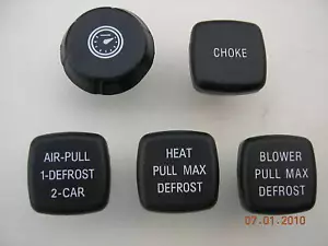 TRIUMPH TR6 DASHBOARD KNOB SET DASH KNOB SET 1972 MODEL - Picture 1 of 1