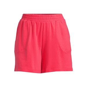 Women's Paradise Pink Terra & Sky Easy Knit Shorts Plus Size 3X (24W-26W) - Picture 1 of 4