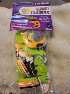 6 Design Halloween Foam Stickers - Picture 1 of 5