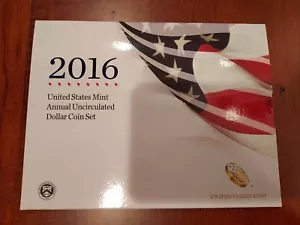 2016 United States Mint Annual Uncirculated Dollar Coin Set - LOW MINTAGE - Picture 1 of 9