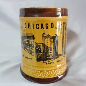 Vintage City of Chicago Souvenirbecher Made in Japan - Bild 1 von 7