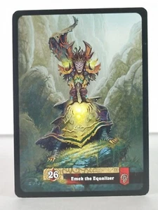 Emek the Equalizer - Fields of Honor - 13/208 - Wow TCG - Uncommon - " B " - Picture 1 of 5