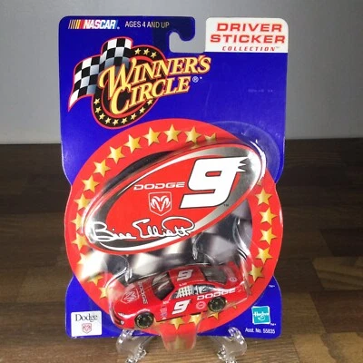 Colección de pegatinas de conductor Bill Elliot #9 escala 1:64 Stock Car Winner's Circle Foto 1 de 4