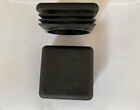 50mm x 50mm Square Black Plastic Blanking End Caps Tube Pipe Box Section